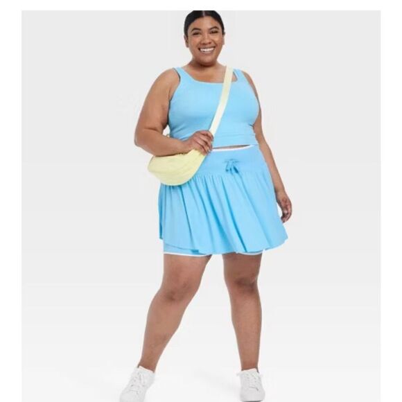 All In Motion Plus Women's Seamless Skort Light Blue -Golfers, tennis size XXL - Picture 1 of 6
